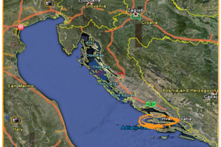 克罗地亚斯普利特达尔马提亚suuraj总占地452893平方米的土地